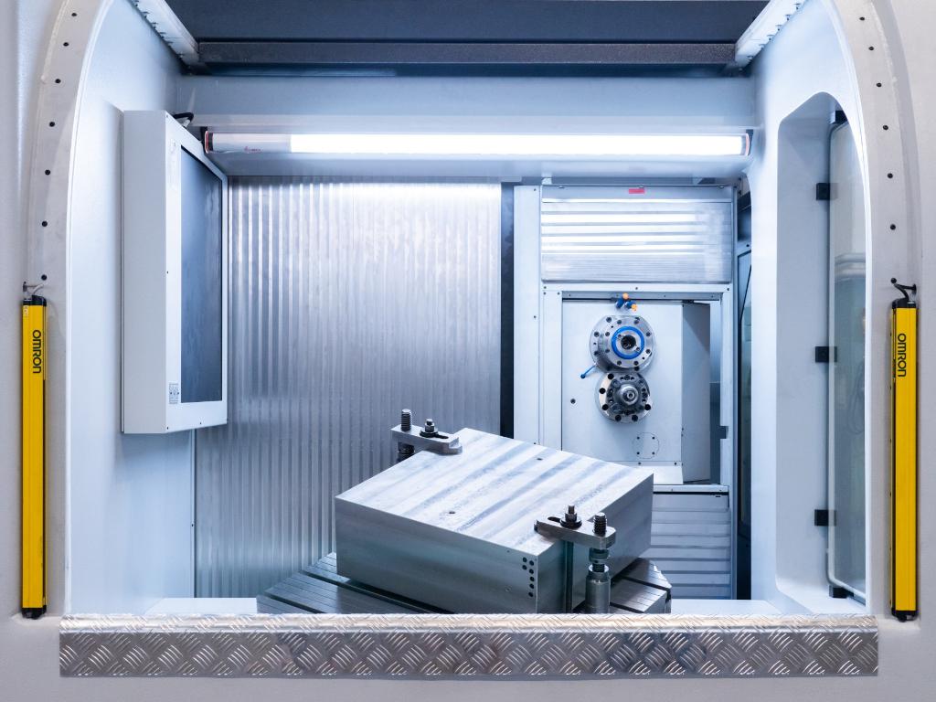 Rotary tilting table for compound-angle machining - Deep drilling machine IMSA MF1000-2C